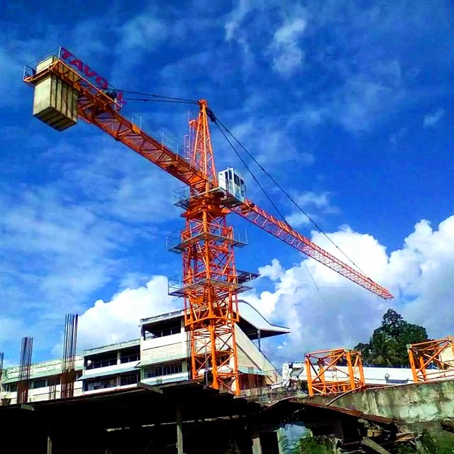 guindaste de torre tavol nas Filipinas