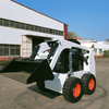 Fornecimento de fábrica na China Máquinas de construção Mini minicarregadeira com rodas Acessórios de operação de mudança rápida com energia diesel