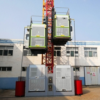 Elevador de construção civil para passageiros e materiais de carga 