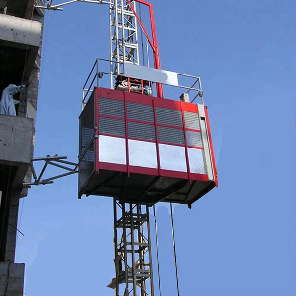 Passageiro SC200/200 2ton e elevador de construção de material do elevador de construção