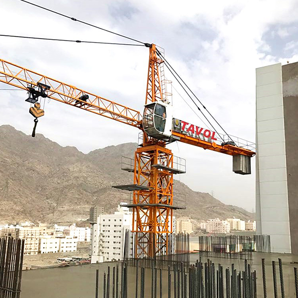 Guindaste de torre de construção QTZ250(7030) de 16 toneladas