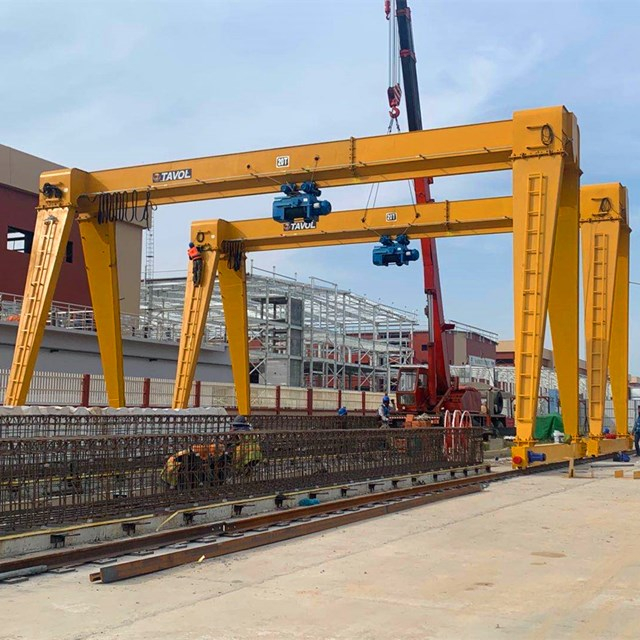Alta qualidade de 3 toneladas de 5 toneladas 10 toneladas Mini portátil Crane de gantry com preço de elevação da corrente