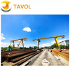 Tavol Brand 20 toneladas de guindaste de pórtico de feixe único universal com talha de corda de arame