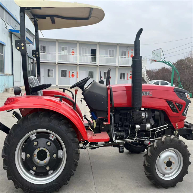 Trator de rodas agrícolas 50hp 4x2 com embreagem de dois estágios 