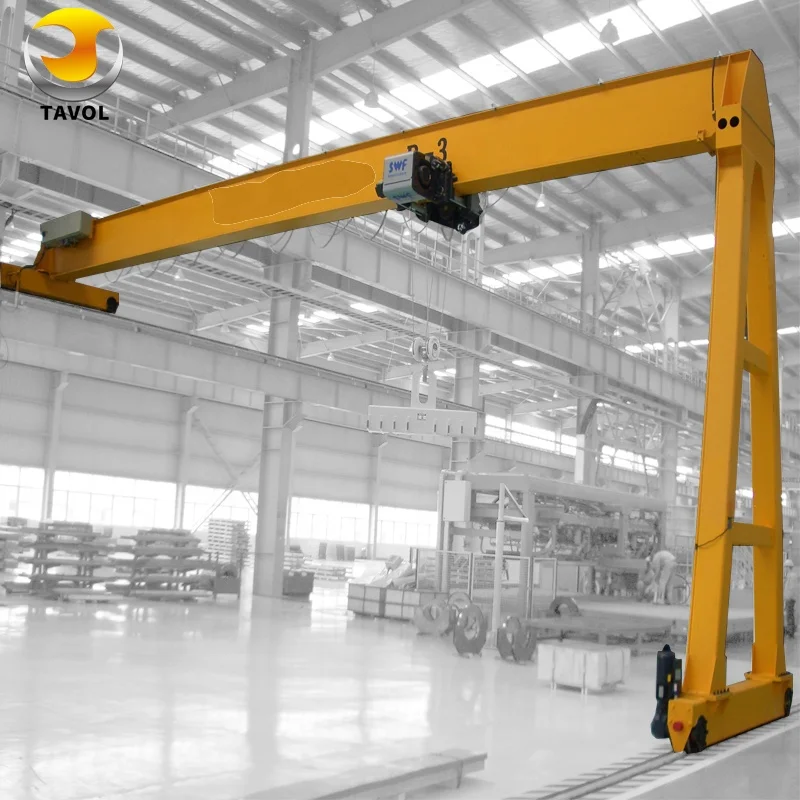 Alta qualidade de 3 toneladas de 5 toneladas 10 toneladas Mini portátil Crane de gantry com preço de elevação da corrente